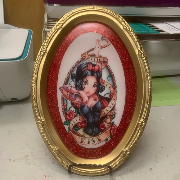 Snow White Decorative/Makeup/Trinket/Rolling Tray - Picture 2 of 2